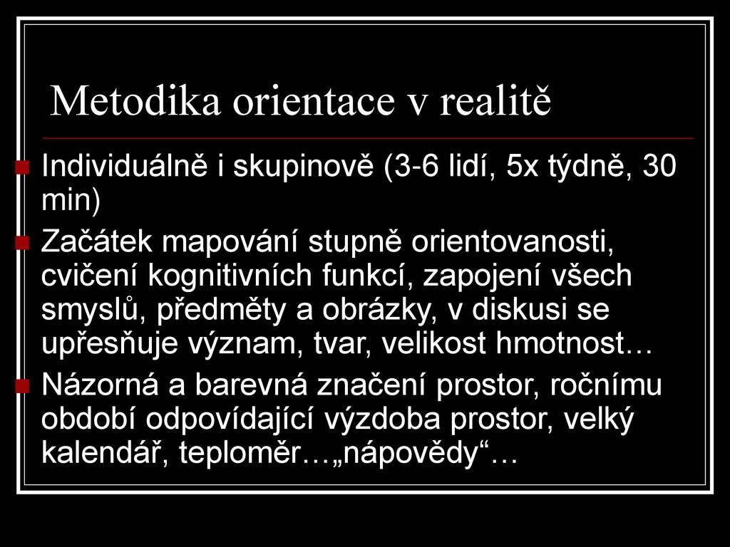 Orientace V Realit Eduka N Technika Napom Haj C Zvl Dat Kognitivn A